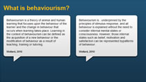 Behaviourism