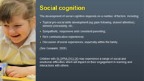 Social emotional development