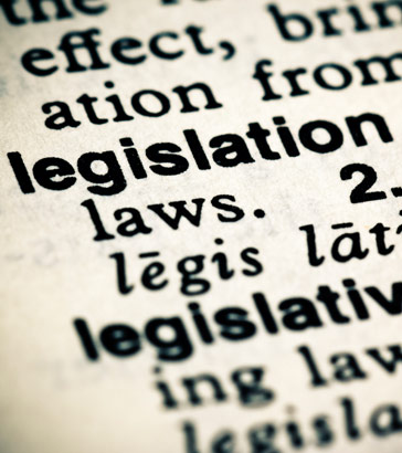 Legislation definition in an English
dictionary