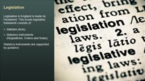 The legislative context