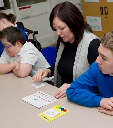 Using a working for deal card
in a lesson