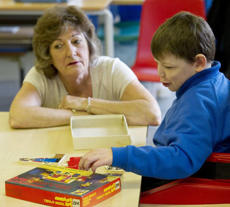 Teachers discussing