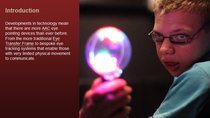 AAC strategies: Eye pointing