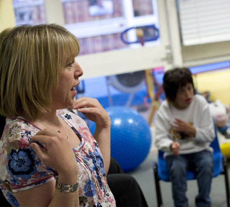 An oral skills class