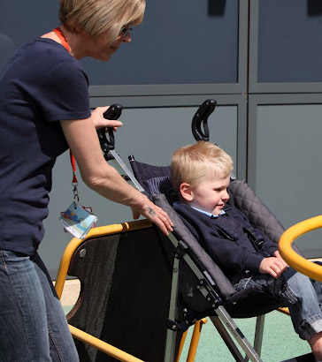 Boy in a swing